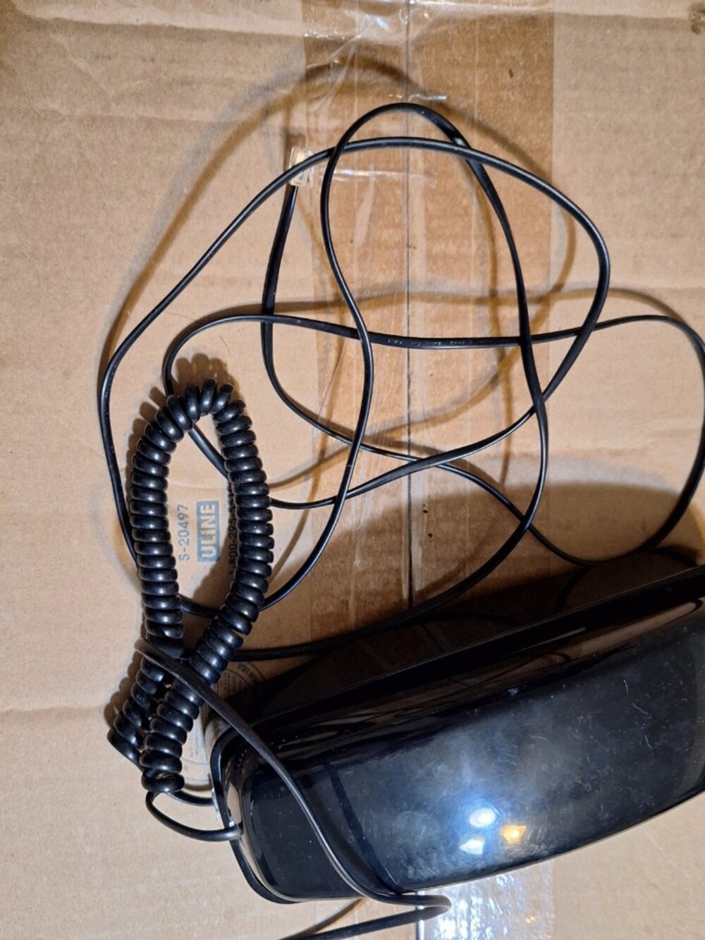 Black phone landline ATT